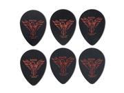 Clayton BST80 12 Raven Small Teardrop Guitar Picks Black 0.80 mm 12 Pieces