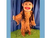 Sunny Toys GS4596 28 In. American Indian Girl In Brown Costume Full Body Puppet