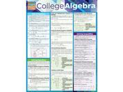 BarCharts 9781423220312 College Algebra Quickstudy Easel