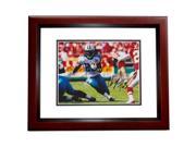 8 x 10 in. Chris Johnson Autographed Tennessee Titans Photo Mahogany Custom Frame