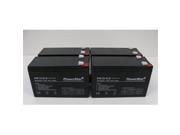 PowerStar PS12 9 4Pack 109 12V 9Ah Sla Battery For Rbc115 Rbc 116 Rbc132
