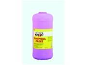 School Smart Non Toxic Multi Purpose Liquid Tempera Paint 1 Pint Pink