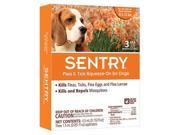 Sentry 02363 Flea Tick Squeeze On For Dogs Under 15 33 lbs.