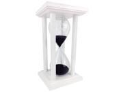 Cray Cray Supply Square White Hourglass with Black Sand