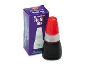 Shachihata 22111 Refill Ink for Xstamper Stamps 10ml Bottle Red