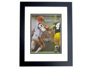 8 x 10 in. Boomer Esiason Autographed Cincinnati Bengals Photo Black Custom Frame