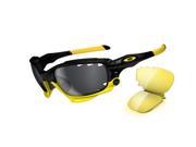 Oakley 04 211 Livestrong Jawbone Sunglasses Polished Black Black Iridium Vented Yellow