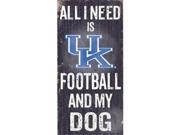 Fan Creations C0640 University Of Kentucky Football And My Dog Sign
