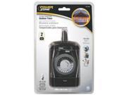 Power Zone Timer Outdr 24Hr Hd 2Out Mech TNO24111