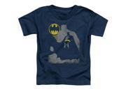 Trevco Batman Bat Knockout Short Sleeve Toddler Tee Navy Medium 3T