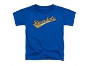 Archie Comics Riverdale High School Short Sleeve Toddler Tee Royal Medium 3T