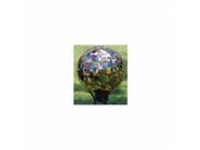 Carson Home Accents 65688 10 in. Gazing Ball Mosaic Blue Deco