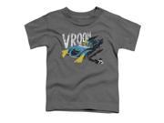 Trevco Batman Vroom Short Sleeve Toddler Tee Charcoal Medium 3T