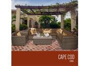 TKC Cape Cod 8 Piece Outdoor Wicker Patio Furniture Set