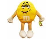 Toy Factory 3726203 20 in. Plush Yellow M M Pillow