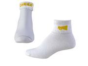 Pizzazz Performance Wear 8000 GOL M 8000 Flip Down Cheer Sock Gold Medium