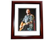 11 x 14 in. Blake Shelton Autographed Concert Photo The Voice Coach Country Singer Mahogany Custom Frame