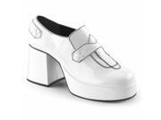 Funtasma WED13_BW 9 Tuxedo Classic Pump Shoe with Bow Accent Black White Size 9
