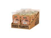 Oak Alley Farms 10251 C FP B Spicy Bay Fried Peanuts 12ct Counter Display