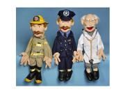 Sunny Toys GS2704 28 In. Two Handed Fireman Sculpted Face Puppet