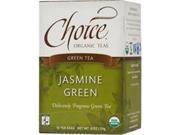 Choice Organic Teas B28132 Choice Organic Teas Jasmine Green 6x16 Bag