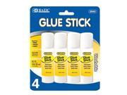 Bazic Products 2042 24 BAZIC 8g 0.28 Oz. Small Glue Stick 4 Pack Case of 24