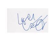 3 x 5 in. Common Autographed Index Card