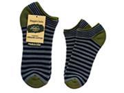 Frontier Natural Products 228376 Striped Cushion Footie Green Navy
