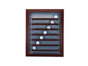 Perfect Cases PC 49GLFCB C 49 Golf Ball Cabinet Style Display Case Cherry