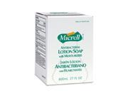 Go Jo Industries 975606 Micrell Antibacterial Lotion Soap Amber 800 ml. Refill
