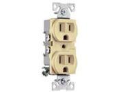 Cooper Wiring 6088900 15A 125V Duplex Receptacle Ivory