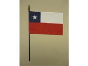 Annin Flagmakers 210666 8 x 12 in. Eb Chile Mounted