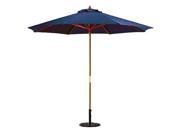 Jordan Manufacturing UMP903 ROYAL 9 ft. Royal Wooden Market Umbrella Royal