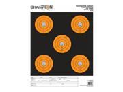 Champion Traps and Targets 45555 Shotkeeper 5Bulls Orange Large 12Pk