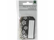 American Crafts 340089 Holiday Tags 1.5 x 3 in. 1 4 Designs 3 Printed 1 Foil