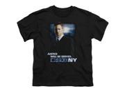 Trevco Csi Ny Justice Served Short Sleeve Youth 18 1 Tee Black Large