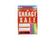 Bulk Buys GL190 96 Garage Sale Sign and Sticker Set