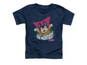 Trevco Mighty Mouse The Mightiest Short Sleeve Toddler Tee Navy Medium 3T
