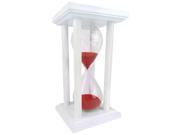 Cray Cray Supply Square White Hourglass with Red Sand