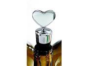 Creative Gifts International 002935 Heart Bottle Stopper with Flat Bottom Gift Boxed