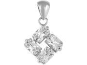 Doma Jewellery SSPZ311 S Sterling Silver Pendant With CZ 2.5 g.