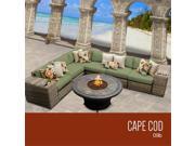 TKC Cape Cod 9 Piece Outdoor Wicker Patio Furniture Set