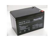 PowerStar PS12 15 27 12V 15Ah Replacement Battery For Peg Perego Gator Hpx Toy Or Riding Car
