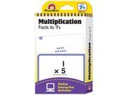 Evan Moor Educational Publishers 4171 Flashcards Multiplication Facts To 9s