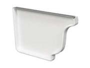 Amerimax Home Products 27005 White Aluminum Left Gutter Endcap 5 In.