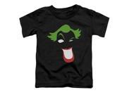 Trevco Batman Joker Simplified Short Sleeve Toddler Tee Black Medium 3T