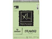 Canson C100510915 9 in. x 12 in. Recycled Drawing Sheet Pad