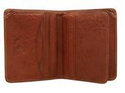 Tony Perotti PG418401CN Prima Front Pocket Wallet with I.D. Flap Card Case Cognac