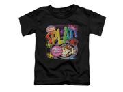 Trevco Dubble Bubble Splat Gum Short Sleeve Toddler Tee Black Large 4T