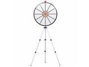 Brybelly GPRZ 004.901 24 White Dry Erase Prize Wheel w Floor Stand